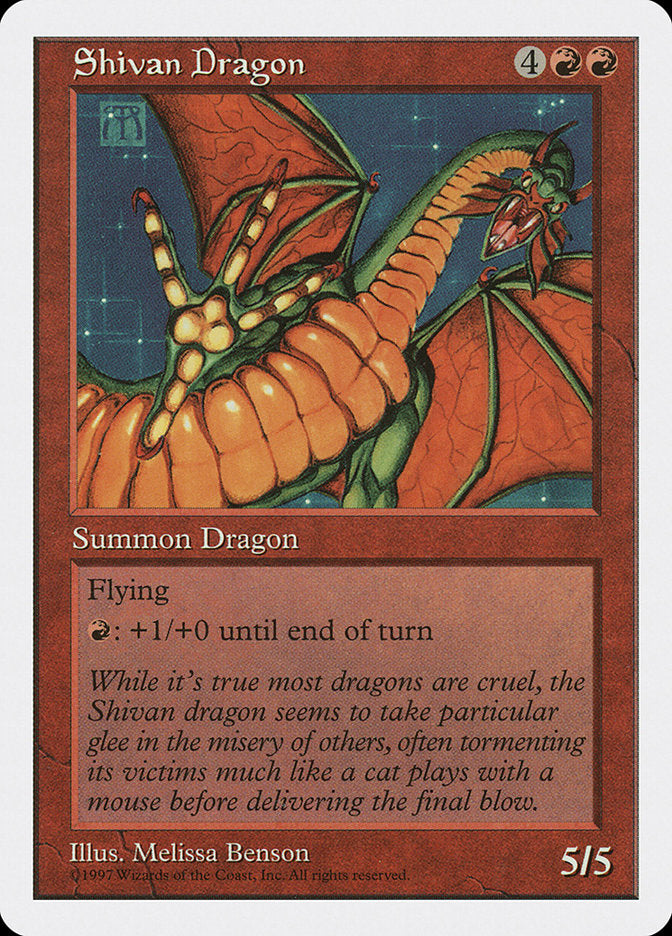Shivan Dragon [Fifth Edition] | Kessel Run Games Inc. 