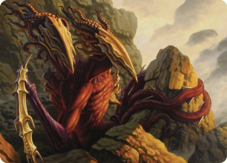 Two-Headed Sliver Art Card [Commander Masters Art Series] | Kessel Run Games Inc. 