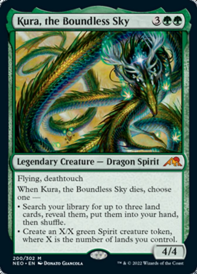 Kura, the Boundless Sky [Kamigawa: Neon Dynasty] | Kessel Run Games Inc. 