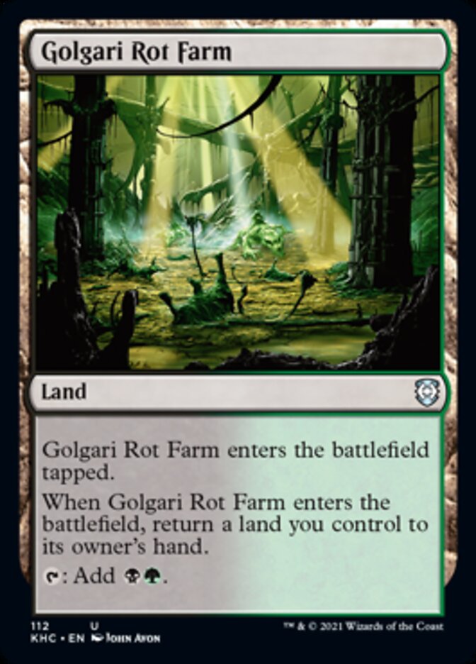 Golgari Rot Farm [Kaldheim Commander] | Kessel Run Games Inc. 