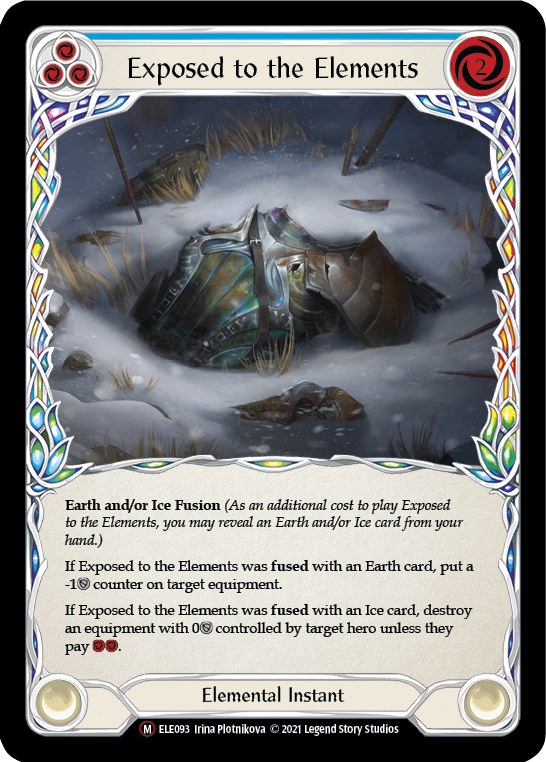 Exposed to the Elements [U-ELE093] (Tales of Aria Unlimited)  Unlimited Rainbow Foil | Kessel Run Games Inc. 