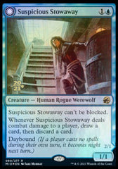 Suspicious Stowaway // Seafaring Werewolf [Innistrad: Midnight Hunt Prerelease Promos] | Kessel Run Games Inc. 