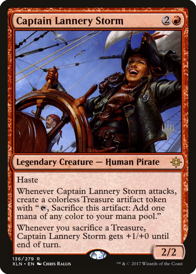 Captain Lannery Storm (Promo Pack) [Ixalan Promos] | Kessel Run Games Inc. 