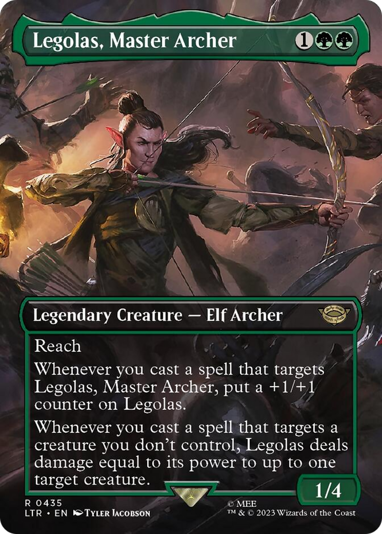Legolas, Master Archer (Borderless Alternate Art) [The Lord of the Rings: Tales of Middle-Earth] | Kessel Run Games Inc. 