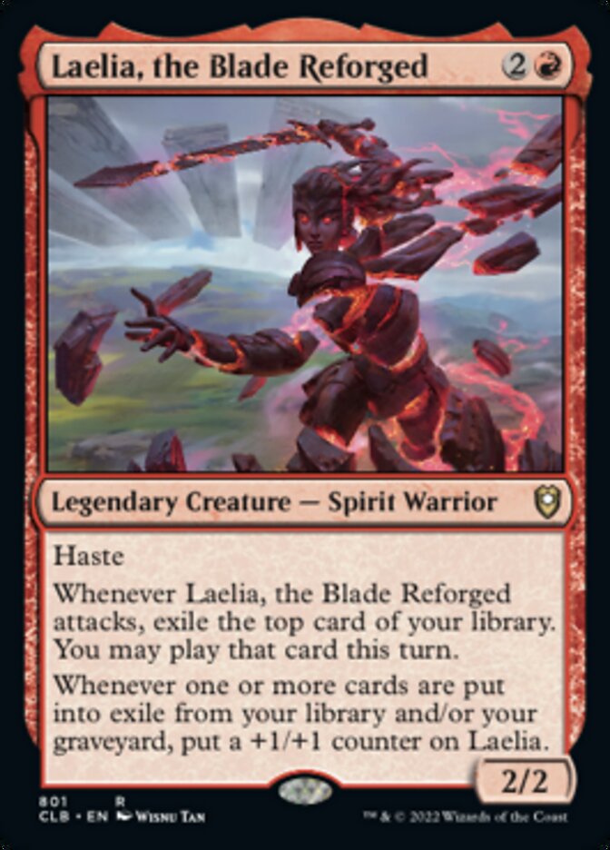 Laelia, the Blade Reforged [Commander Legends: Battle for Baldur's Gate] | Kessel Run Games Inc. 