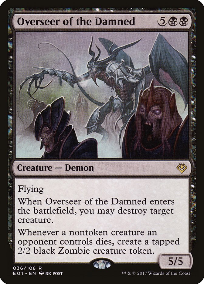 Overseer of the Damned [Archenemy: Nicol Bolas] | Kessel Run Games Inc. 