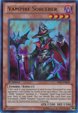 Vampire Sorcerer [SHSP-EN029] Ultra Rare | Kessel Run Games Inc. 