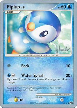 Piplup LV.9 (15/17) (Empotech - Dylan Lefavour) [World Championships 2008] | Kessel Run Games Inc. 