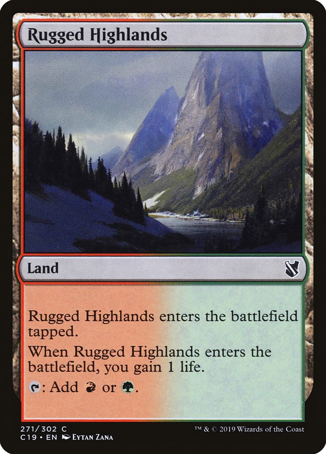 Rugged Highlands [Commander 2019] | Kessel Run Games Inc. 