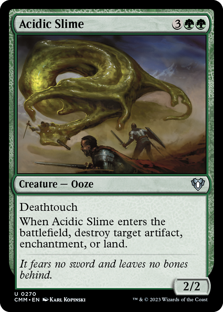Acidic Slime [Commander Masters] | Kessel Run Games Inc. 