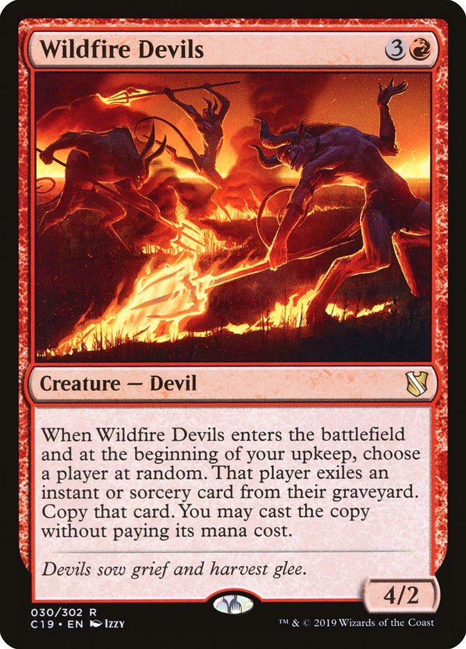 Wildfire Devils [Commander 2019] | Kessel Run Games Inc. 