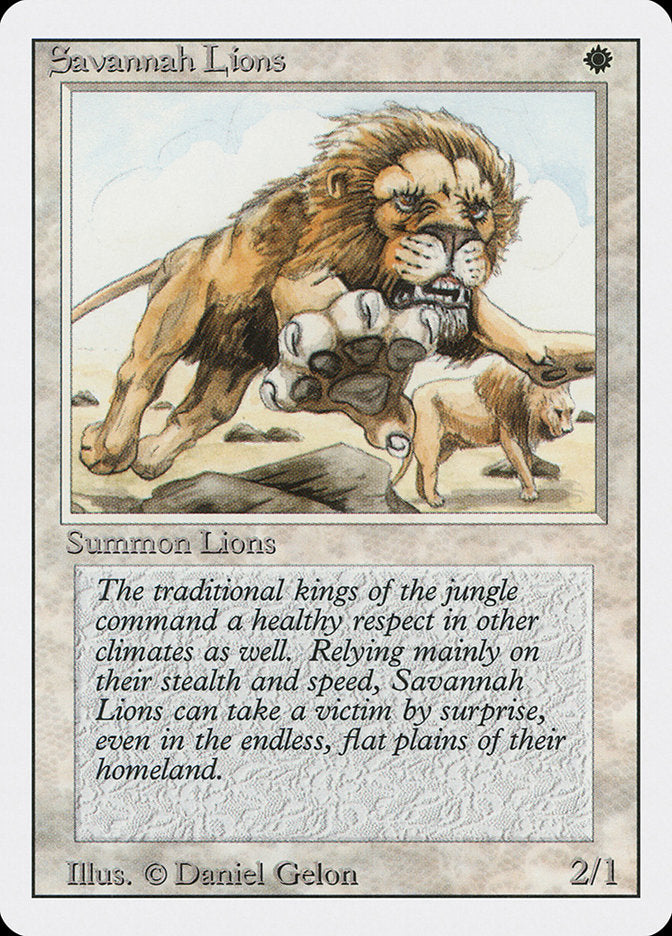 Savannah Lions [Revised Edition] | Kessel Run Games Inc. 