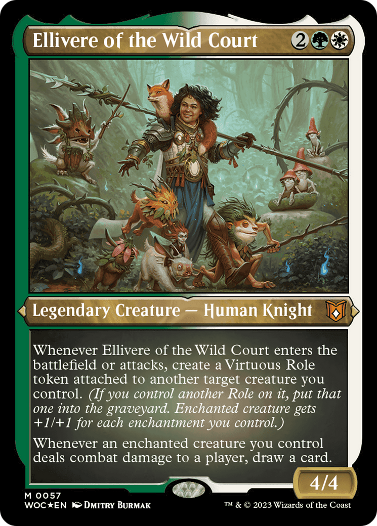 Ellivere of the Wild Court (Display Commander) [Wilds of Eldraine Commander] | Kessel Run Games Inc. 