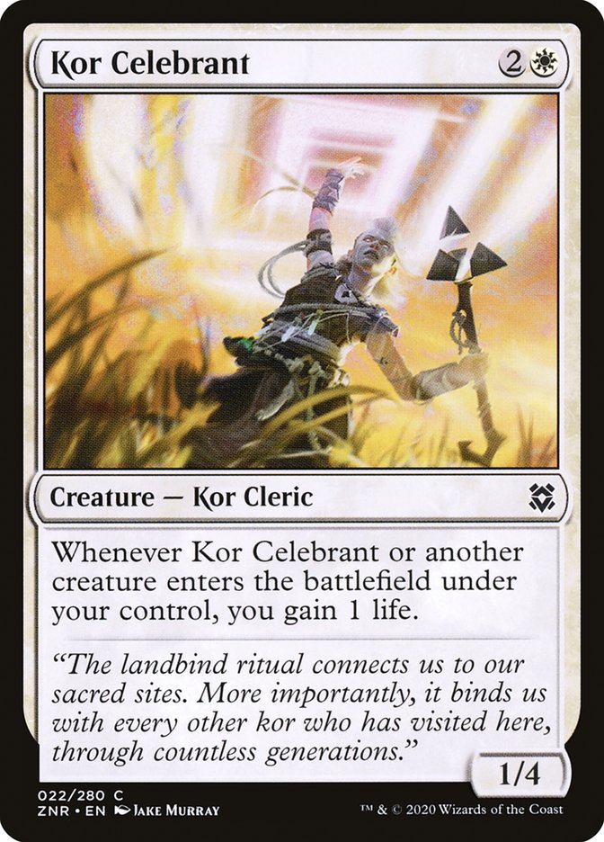 Kor Celebrant [Zendikar Rising] | Kessel Run Games Inc. 