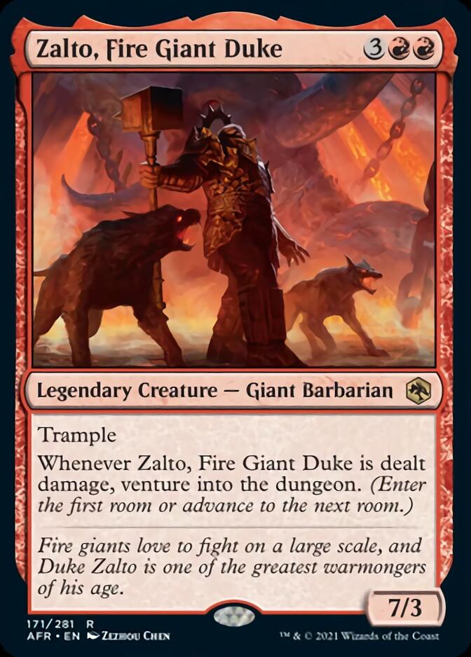 Zalto, Fire Giant Duke [Dungeons & Dragons: Adventures in the Forgotten Realms] | Kessel Run Games Inc. 