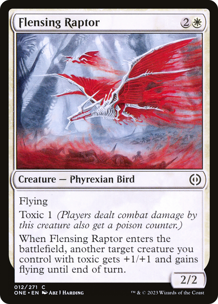 Flensing Raptor [Phyrexia: All Will Be One] | Kessel Run Games Inc. 