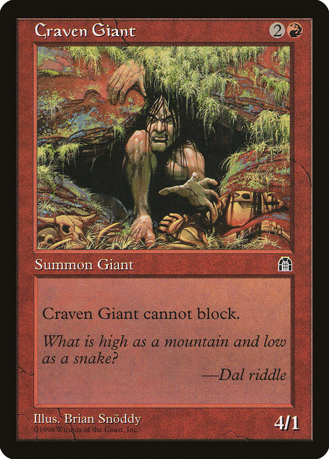 Craven Giant [Stronghold] | Kessel Run Games Inc. 