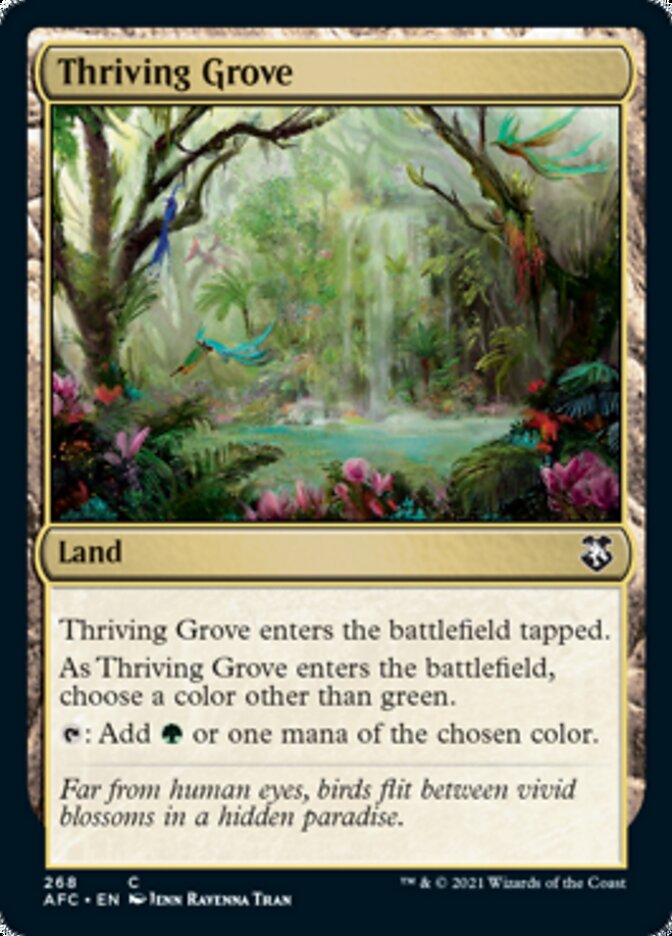 Thriving Grove [Dungeons & Dragons: Adventures in the Forgotten Realms Commander] | Kessel Run Games Inc. 