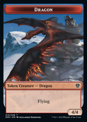Bird (002) // Dragon Double-Sided Token [Dominaria United Tokens] | Kessel Run Games Inc. 
