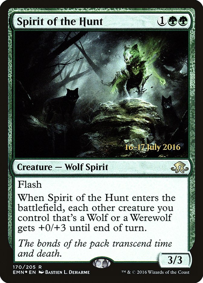 Spirit of the Hunt [Eldritch Moon Prerelease Promos] | Kessel Run Games Inc. 