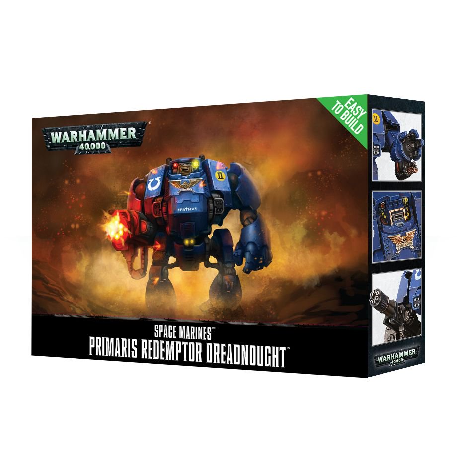 Space Marines Redemptor Dreadnought (Easy to Build) | Kessel Run Games Inc. 