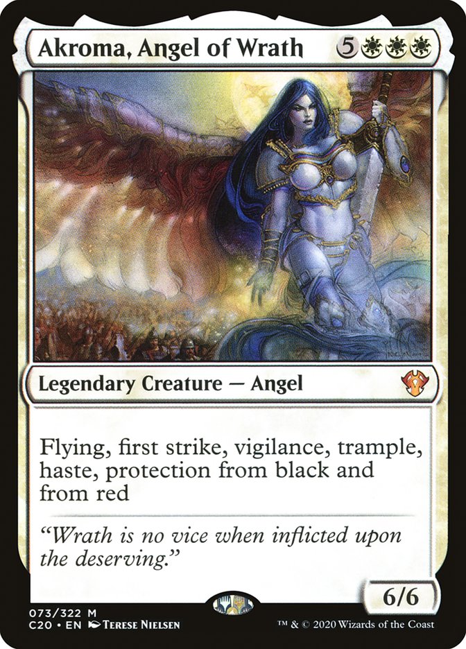 Akroma, Angel of Wrath [Commander 2020] | Kessel Run Games Inc. 