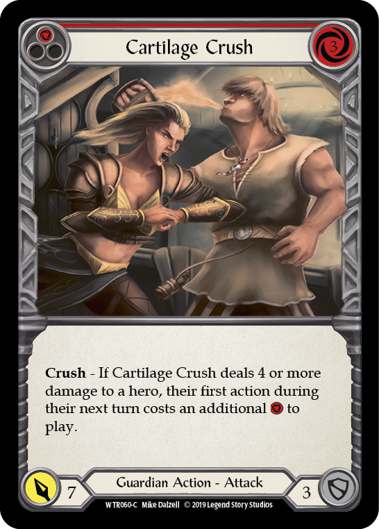 Cartilage Crush (Red) [WTR060-C] (Welcome to Rathe)  Alpha Print Normal | Kessel Run Games Inc. 