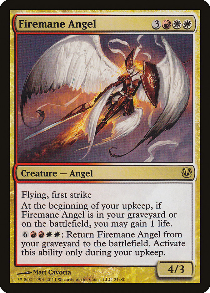Firemane Angel [Duel Decks: Ajani vs. Nicol Bolas] | Kessel Run Games Inc. 