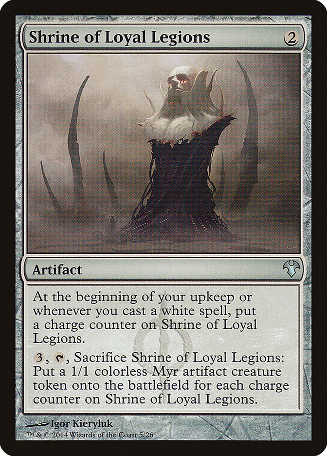 Shrine of Loyal Legions [Modern Event Deck 2014] | Kessel Run Games Inc. 