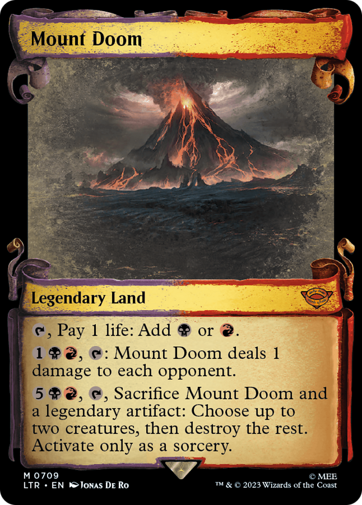 Mount Doom [The Lord of the Rings: Tales of Middle-Earth Showcase Scrolls] | Kessel Run Games Inc. 