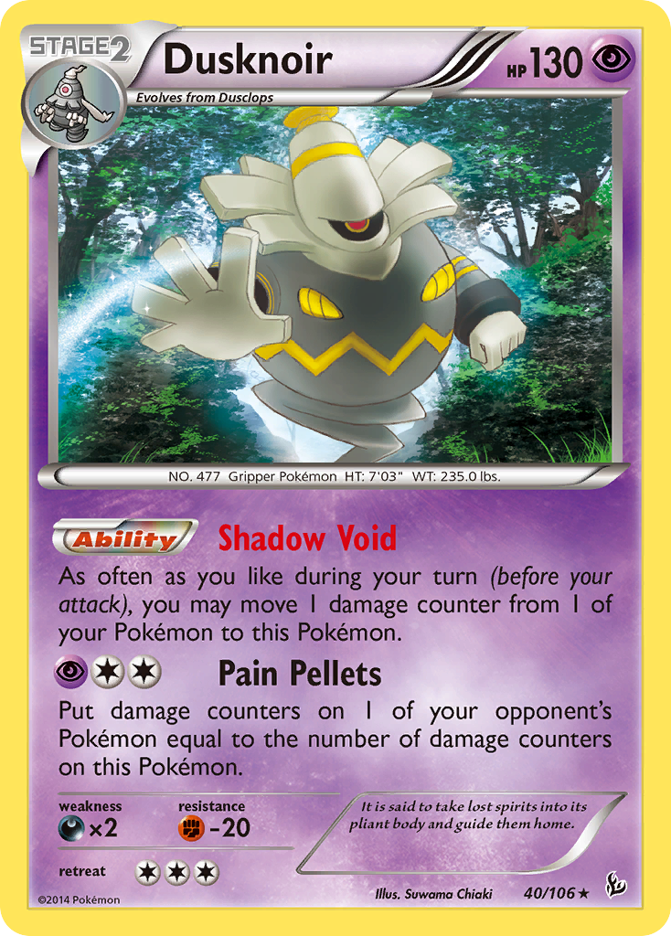 Dusknoir (40/106) [XY: Flashfire] | Kessel Run Games Inc. 