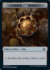 Clue (14) // Zombie Army Double-Sided Token [Modern Horizons 2 Tokens] | Kessel Run Games Inc. 