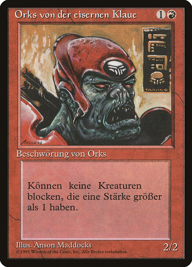 Ironclaw Orcs (German) - "Orks von der eisernen Klaue" [Renaissance] | Kessel Run Games Inc. 