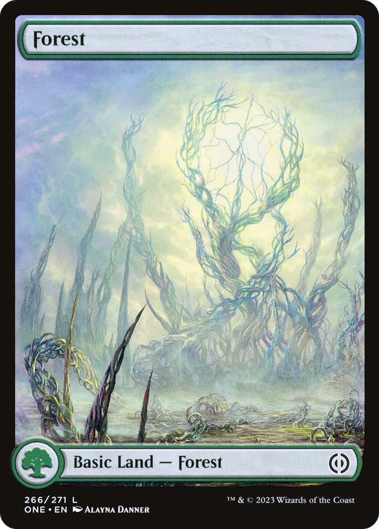 Forest (266) (Full-Art) [Phyrexia: All Will Be One] | Kessel Run Games Inc. 