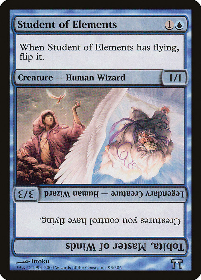 Student of Elements // Tobita, Master of Winds [Champions of Kamigawa] | Kessel Run Games Inc. 