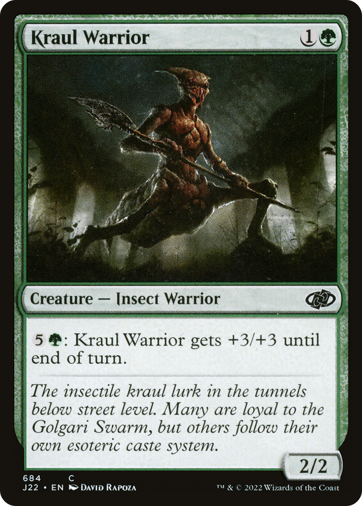 Kraul Warrior [Jumpstart 2022] | Kessel Run Games Inc. 