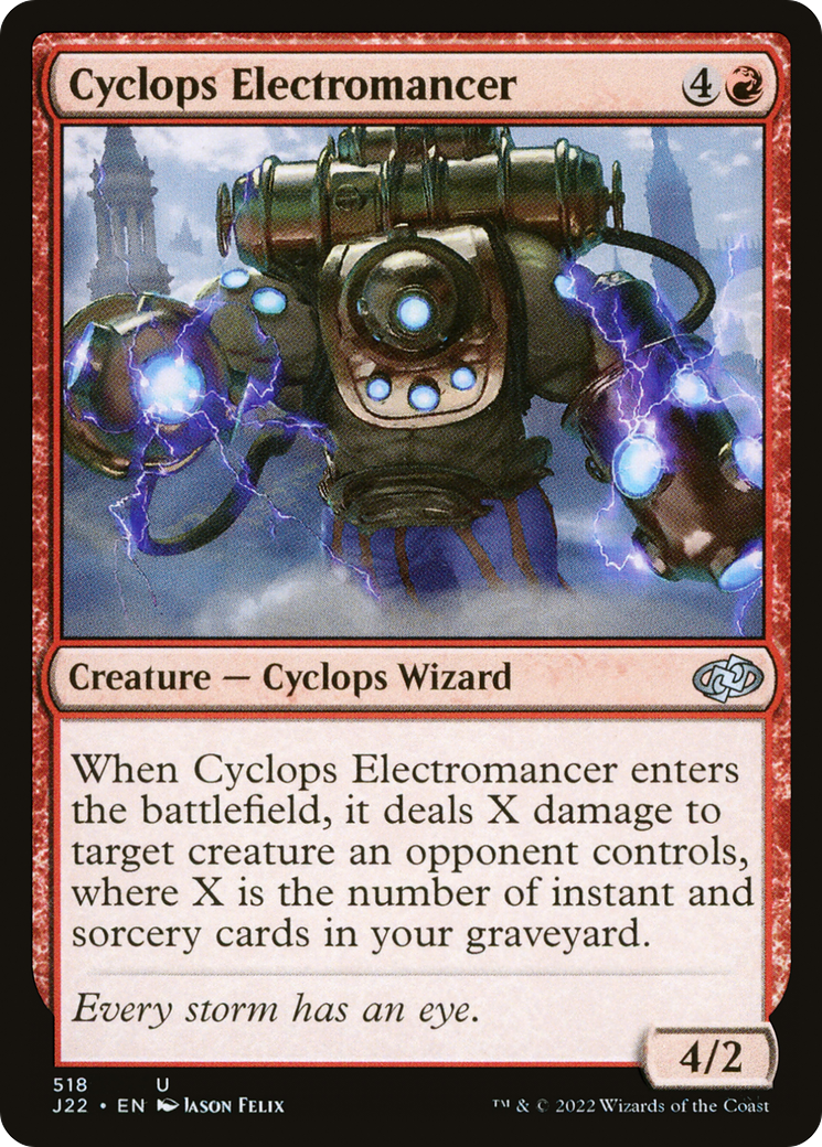 Cyclops Electromancer [Jumpstart 2022] | Kessel Run Games Inc. 