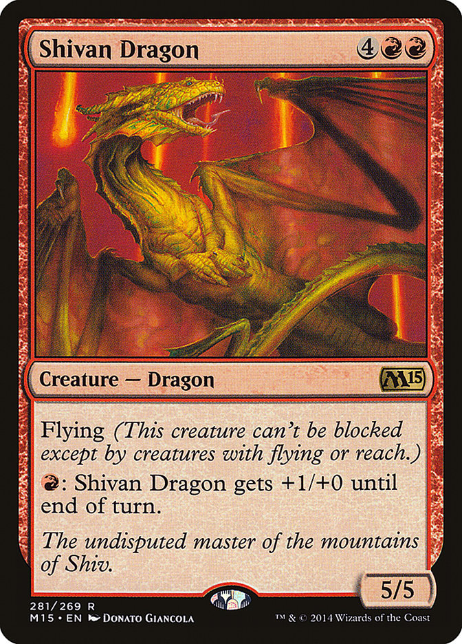 Shivan Dragon [Magic 2015] | Kessel Run Games Inc. 