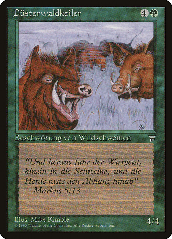 Durkwood Boars (German) - "Dusterwaldkeiler" [Renaissance] | Kessel Run Games Inc. 
