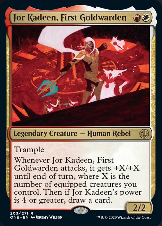 Jor Kadeen, First Goldwarden [Phyrexia: All Will Be One] | Kessel Run Games Inc. 