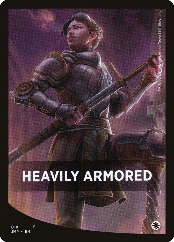 Heavily Armored Theme Card [Jumpstart Front Cards] | Kessel Run Games Inc. 