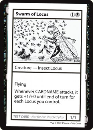 Swarm of Locus (2021 Edition) [Mystery Booster Playtest Cards] | Kessel Run Games Inc. 