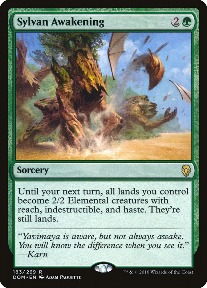 Sylvan Awakening [Dominaria] | Kessel Run Games Inc. 