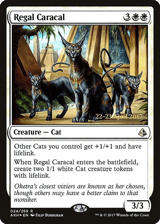 Regal Caracal [Amonkhet Prerelease Promos] | Kessel Run Games Inc. 