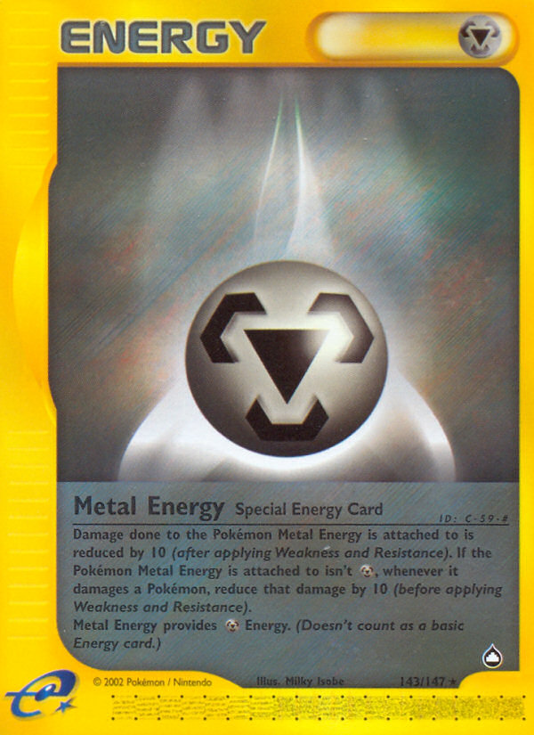 Metal Energy (143/147) [Aquapolis] | Kessel Run Games Inc. 