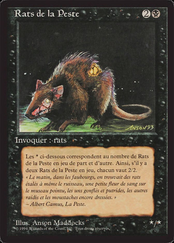 Plague Rats [Foreign Black Border] | Kessel Run Games Inc. 