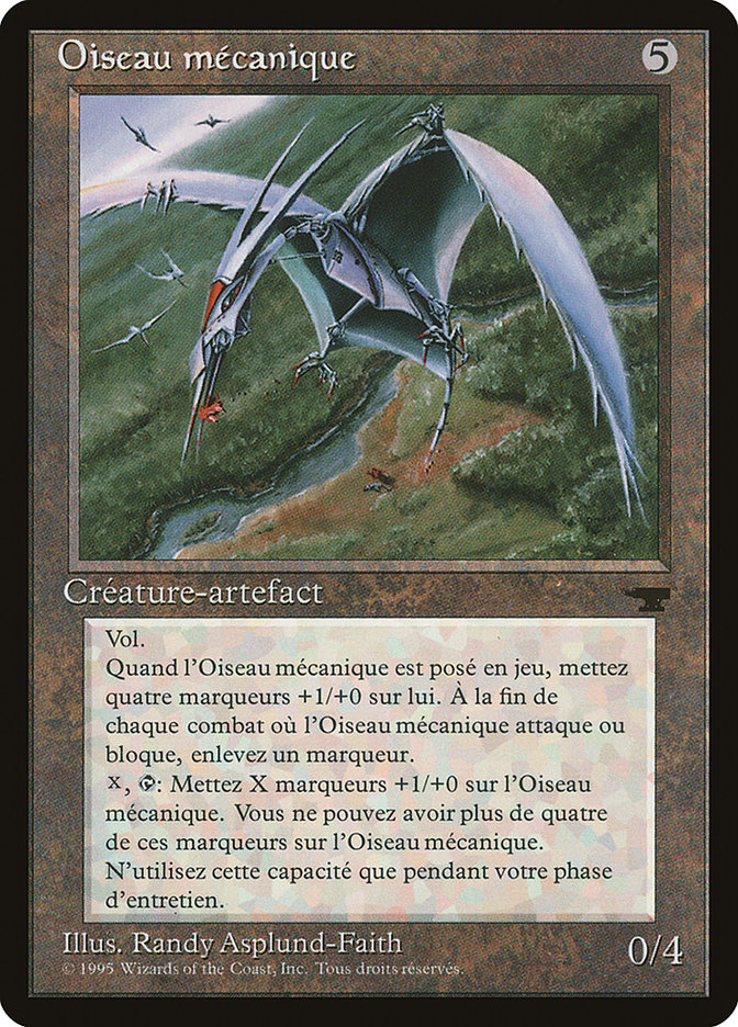 Clockwork Avian (French) - "Oiseau mecanique" [Renaissance] | Kessel Run Games Inc. 