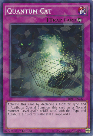 Quantum Cat [BP03-EN237] Shatterfoil Rare | Kessel Run Games Inc. 