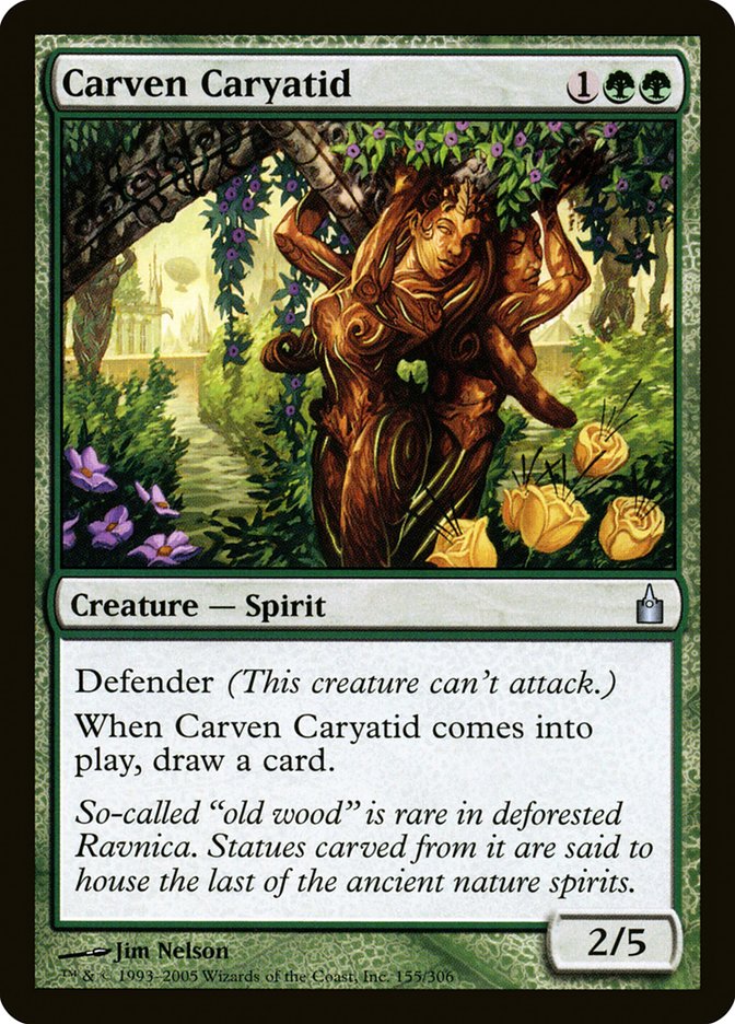 Carven Caryatid [Ravnica: City of Guilds] | Kessel Run Games Inc. 
