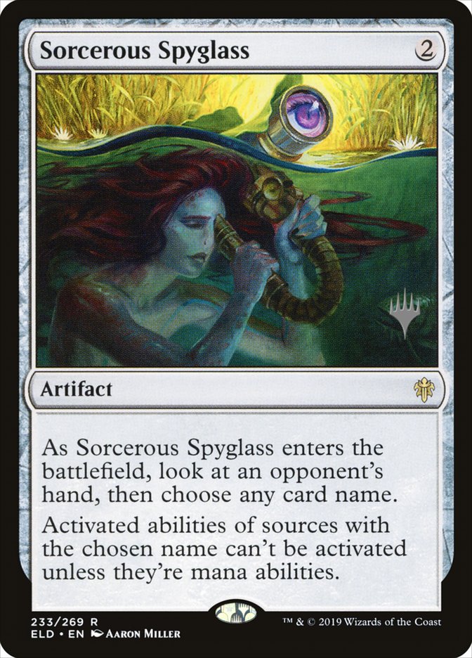 Sorcerous Spyglass (Promo Pack) [Throne of Eldraine Promos] | Kessel Run Games Inc. 